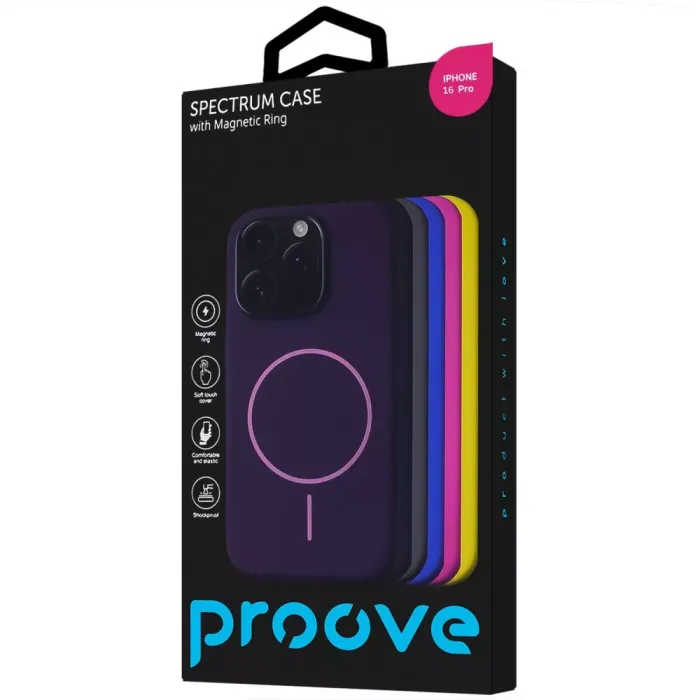 Чохол Proove Spectrum Case with Magnetic Ring iPhone 16 Pro