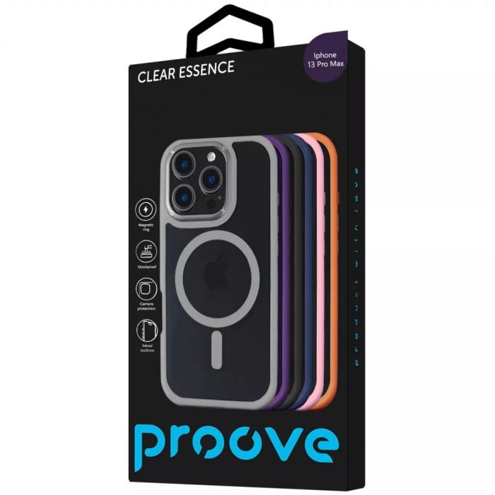 Чохол Proove Clear Essence Case with Magnetic Ring iPhone 13 Pro Max