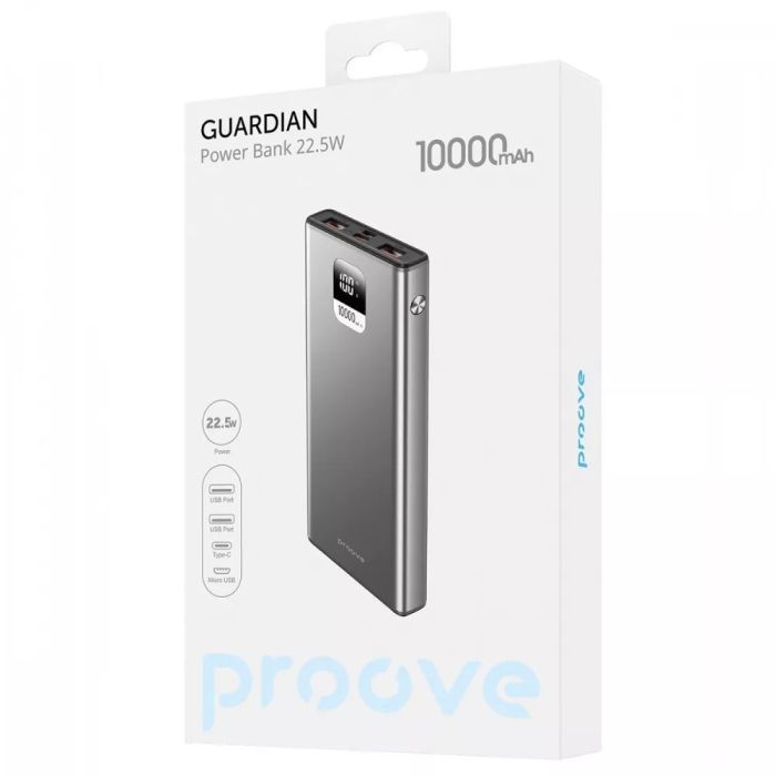 Портативна Батарея Proove Guardian 22.5W 10000mAh