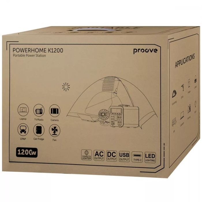 Портативна зарядна станція Proove PowerHome K1200