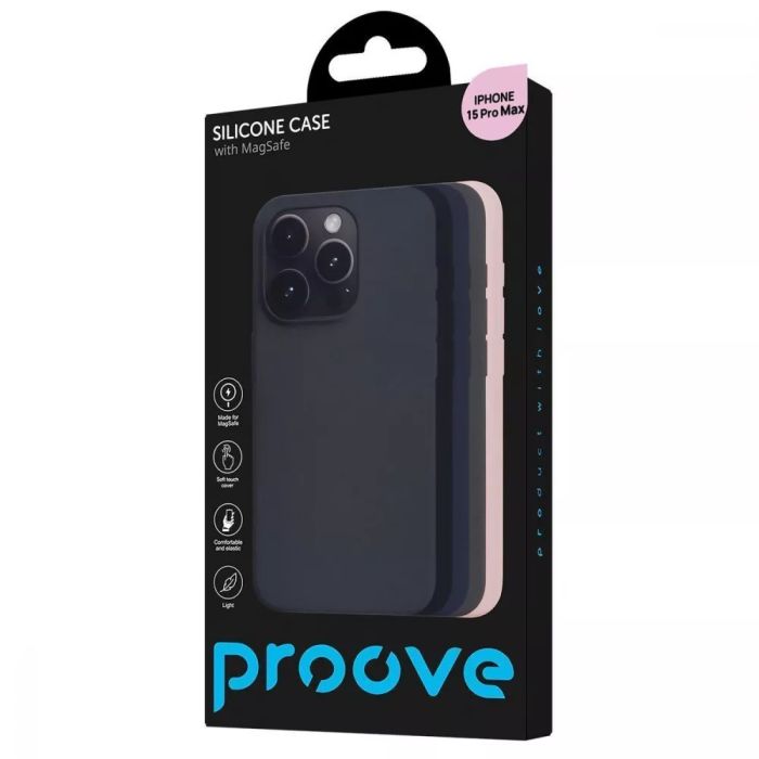 Чохол Proove Silicone Case with Magnetic Ring iPhone 15 Pro Max