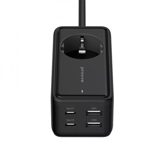 Мережевий фільтр Proove Power Strip Homester PD-03 1AC 65W (2 Type-C + 2USB)