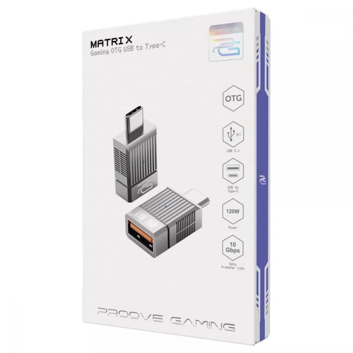 Перехідник Proove Gaming Matrix OTG USB to Type-C