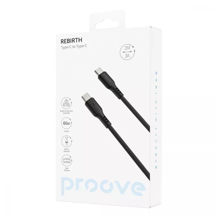 Кабель Proove Rebirth Type-C to Lightning 27W (1m)