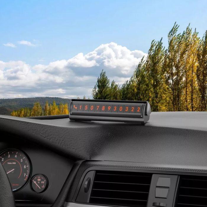 Паркувальна Карта Proove Parking Number Plate Metal Lock
