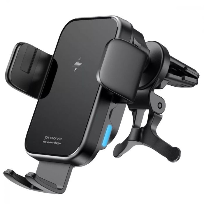 Автомобільний тримач з Бездротовим ЗП Proove Square Magnetic Pro 15W