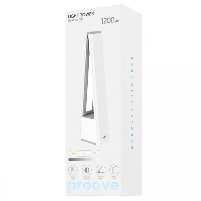 Настільна лампа Proove Light Tower 1200 mAh