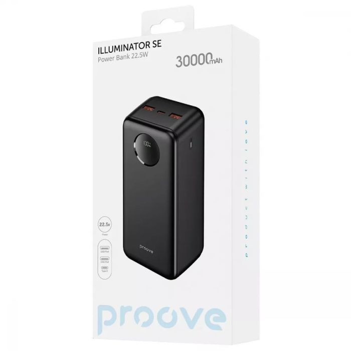Портативна Батарея Proove Illuminator SE 22.5W 30000mAh