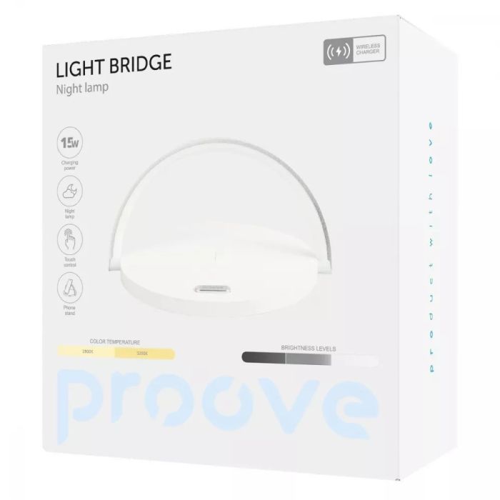 Нічник з Бездротовою Зарядкою Proove Light Bridge