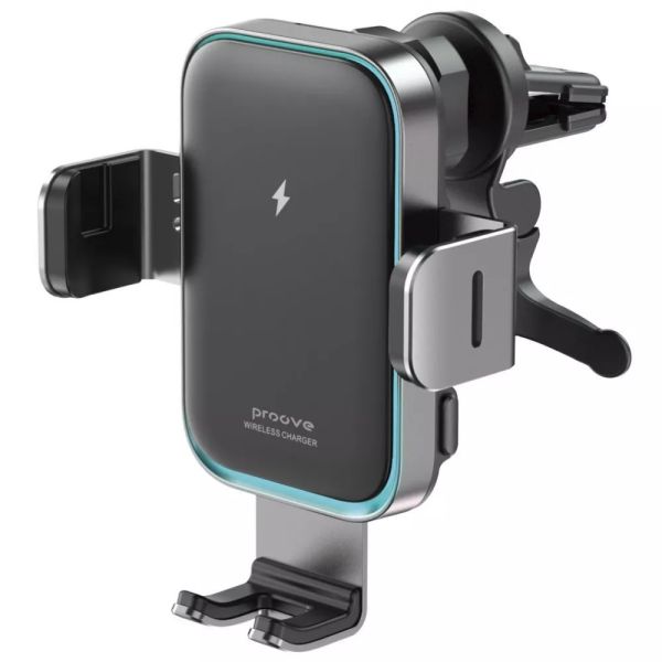 Автомобільний тримач з Бездротовим ЗП Proove Triple Clamp Pro 15W