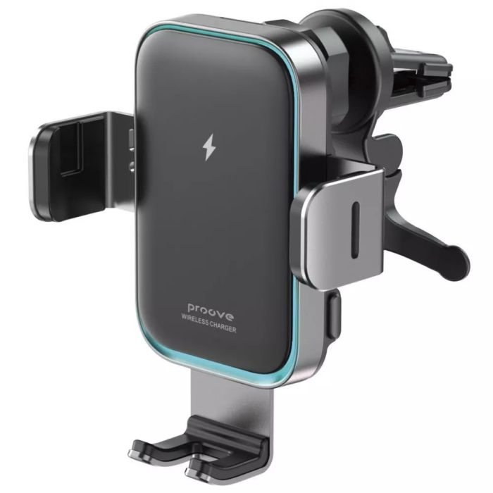 Автомобільний тримач з Бездротовим ЗП Proove Triple Clamp Pro 15W