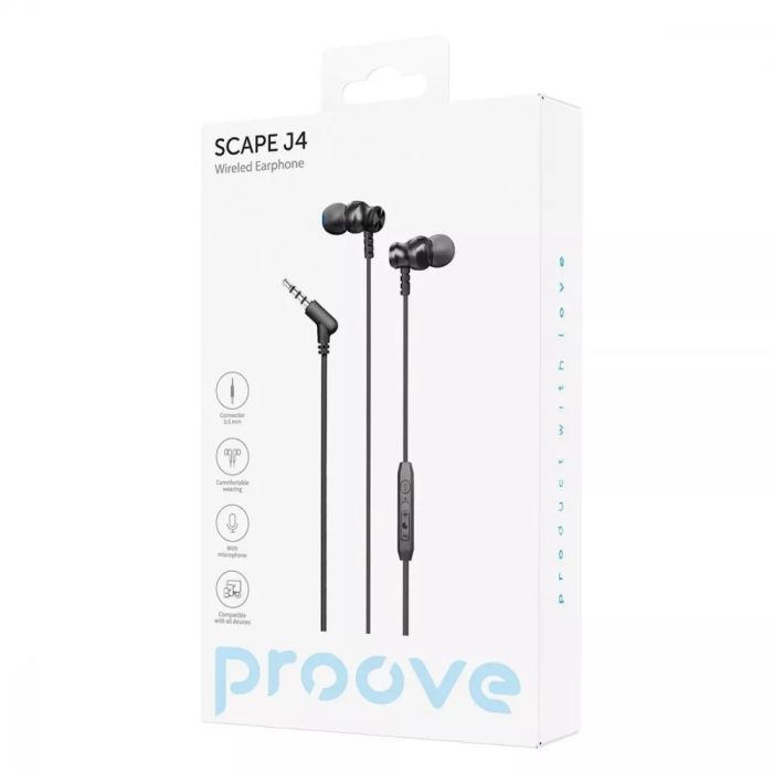 Провідні навушники Proove Scape J4 (3.5mm)