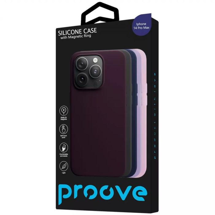 Чохол Proove Silicone Case with Magnetic Ring iPhone 14 Pro Max
