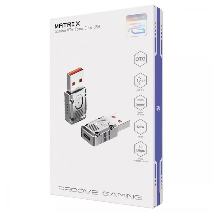 Перехідник Proove Gaming Matrix OTG Type-C to USB