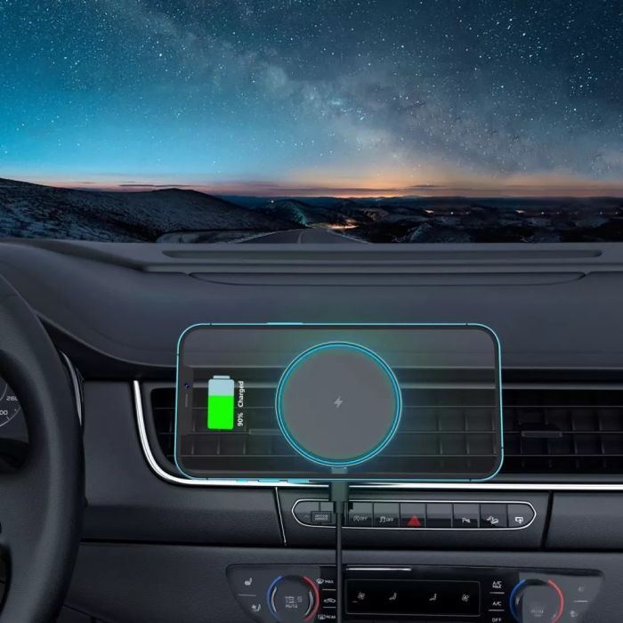Автомобільний тримач з Бездротовим ЗП Proove Magic Circle Pro 15W
