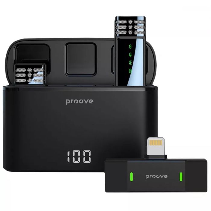Бездротовий петличний мікрофон Proove Record Lightning