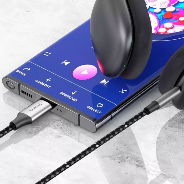 Кабель AUX Proove SoundMesh Lightning to 3.5mm (1m)