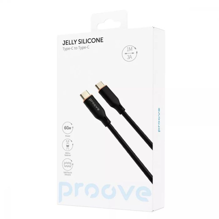 Кабель Proove Jelly Silicone Type-C to Type-C 60W (1m)