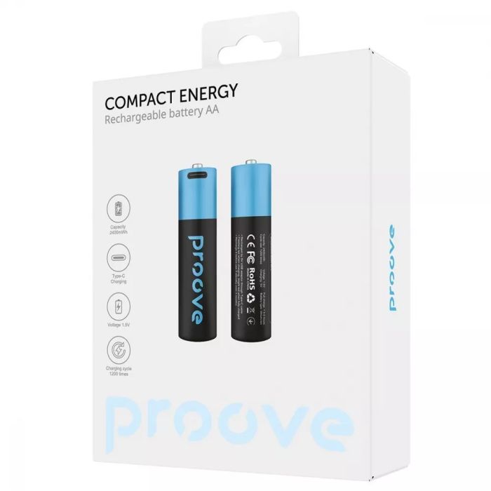 Акумуляторні батарейки Proove Compact Energy AA 2 pcs