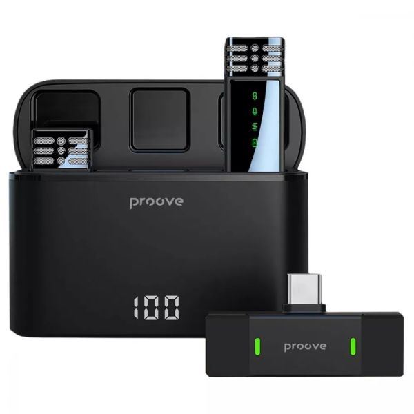 Бездротовий петличний мікрофон Proove Record Type-C