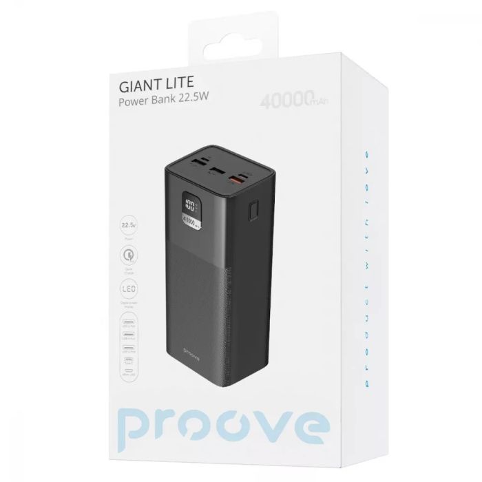 Портативна Батарея Proove Giant Lite 22.5W 40000mAh