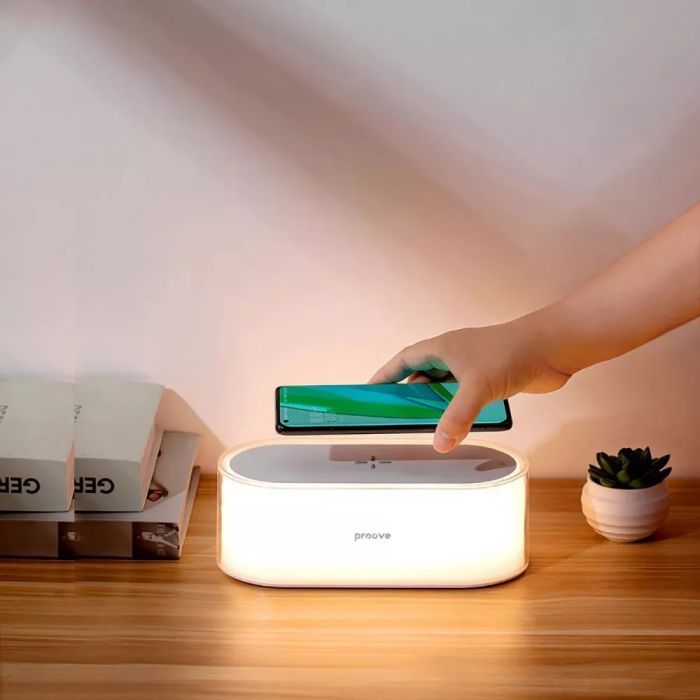 Нічник з Бездротовою Зарядкою Proove Glow 1200mAh