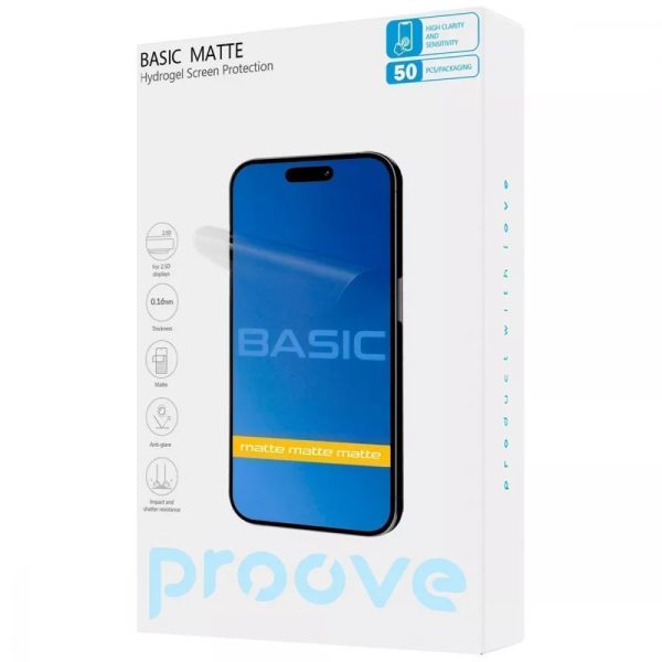 Захисна гідрогелева плівка Proove Hydrogel Screen Protection BASIC Matte