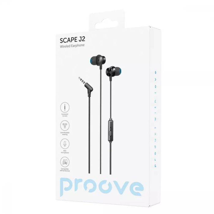 Провідні навушники Proove Scape J2 (3.5mm)