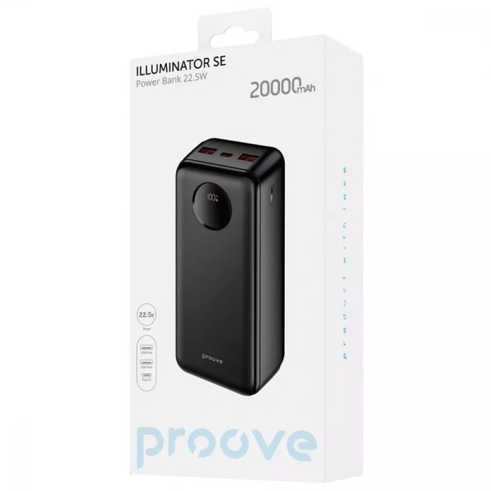 Портативна Батарея Proove Illuminator SE 22.5W 20000mAh