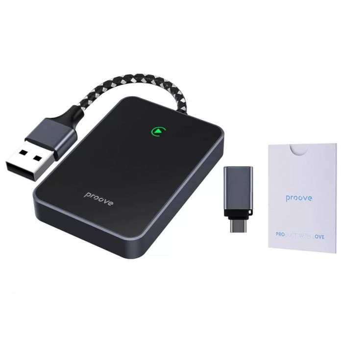 Бездротовий адаптер CarPlay Proove СP-01 Wireless Car Adapter