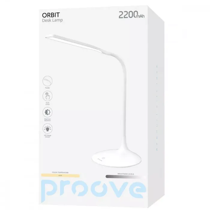 Настільна лампа Proove Orbit 2200 mAh NEW
